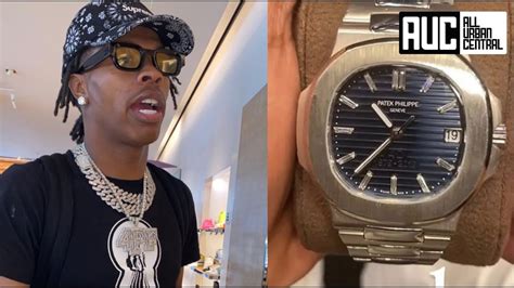 lil baby buys a fake watch|lil baby patek philippe watch.